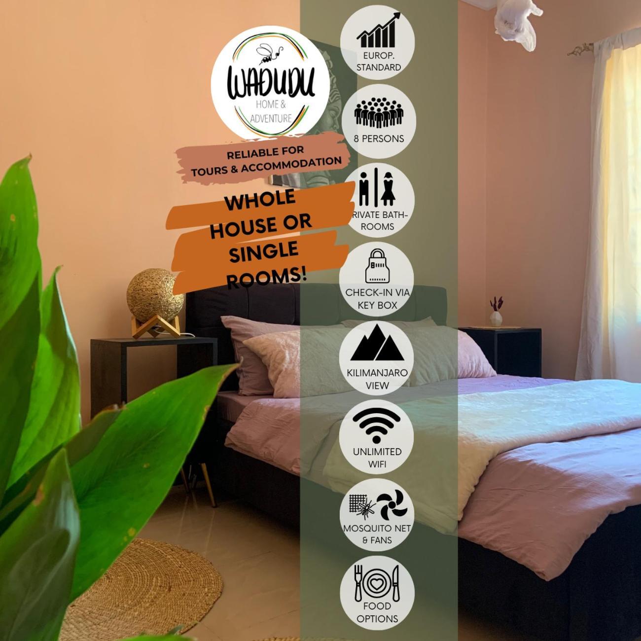 Bungalow X Garten & Terrasse X Wlan X Europaeisch Moshi Esterno foto